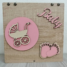 Kız Bebek Çikolata Kutusu